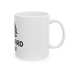 Westward Brew Ceramic Mug – Coffee Lover Mug with Retro Wave Logo (11oz & 15oz)
