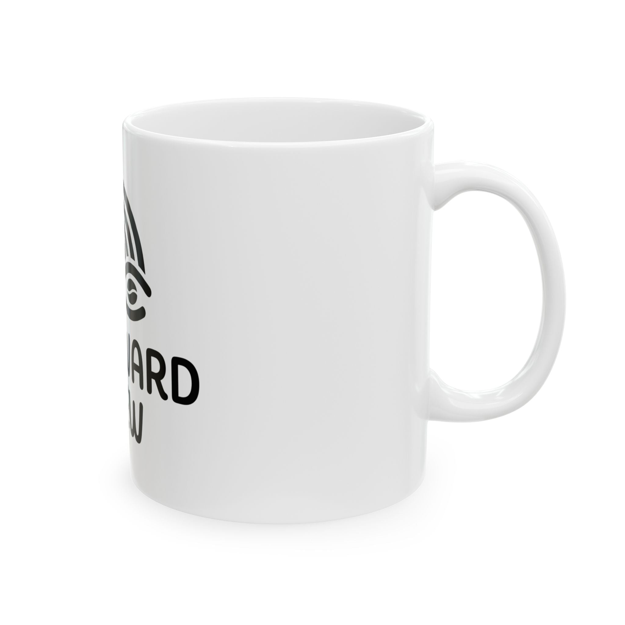 Westward Brew Ceramic Mug – Coffee Lover Mug with Retro Wave Logo (11oz & 15oz)