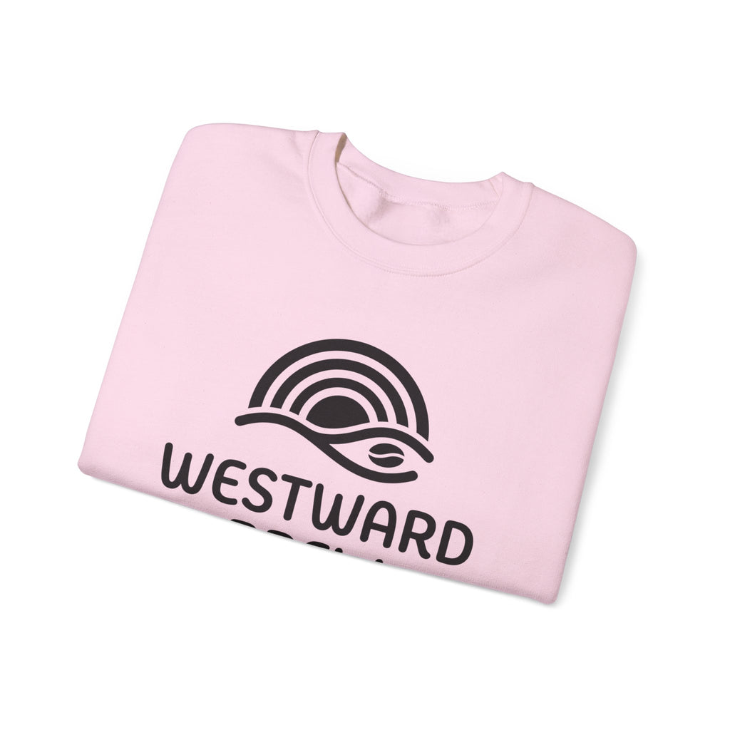 Westward Brew Crewneck Sweatshirt — Coastal Coffee Logo Pullover