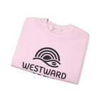 Westward Brew Crewneck Sweatshirt — Coastal Coffee Logo Pullover