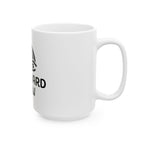 Westward Brew Ceramic Mug – Coffee Lover Mug with Retro Wave Logo (11oz & 15oz)