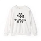 Westward Brew Crewneck Sweatshirt — Coastal Coffee Logo Pullover