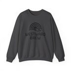 Westward Brew Crewneck Sweatshirt — Coastal Coffee Logo Pullover
