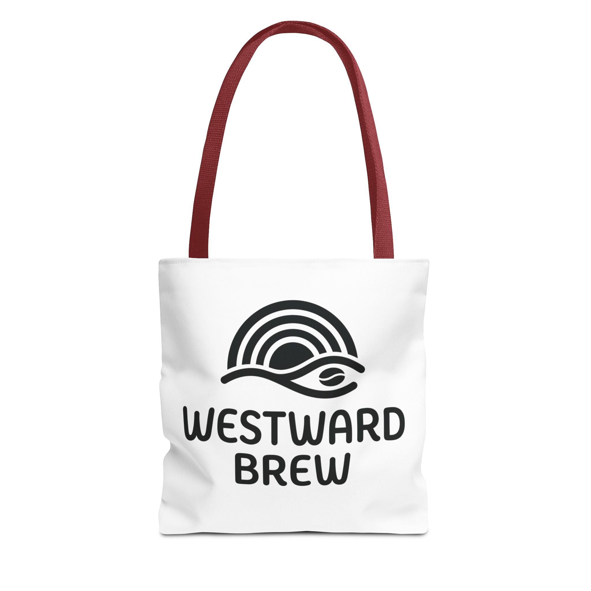 Westward Brew Logo Tote Bag – Coastal Coffee Canvas Tote